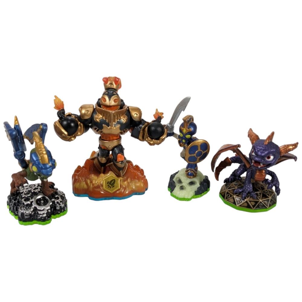 Skylanders Figures Activision Toys Drobot Blast Zone Legendary Chop Chop Spyro